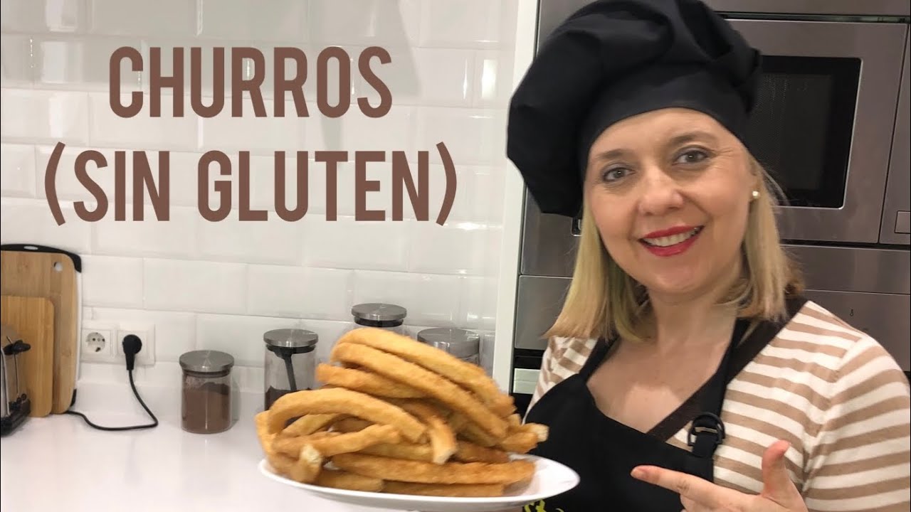 CHURROS SIN GLUTEN Y SIN LACTOSA EN 5 MINUTOS!!!