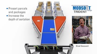 System Plast® Modsort Trident Mobile 3-way Sortation