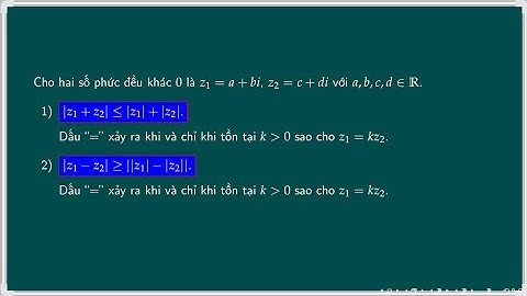 Bất đẳng thức tam giác trong số phức (LATEX)