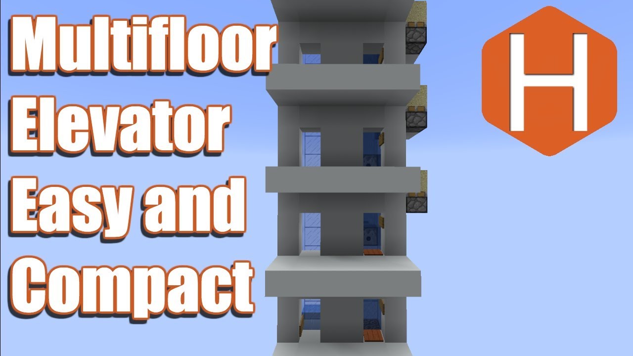 Multi Floor Bubble Elevator Easy And Compact 1 13 Minecraft