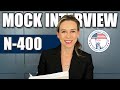 2022 US Citizenship Mock Interview | N-400 Interview Simulation