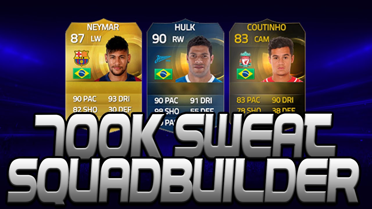 FIFA 15 Ultimate Team Insane 700k Sweat Team w/ IF Coutinho, Neymar & TOTS Hulk!!