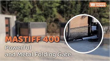 🟧| TMTAUTOMATIONS.COM | MASTIFF 400 Powerful and Metal Folding Gate