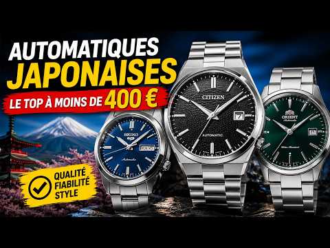 Montres automatiques japonaises à moins de 400 euros