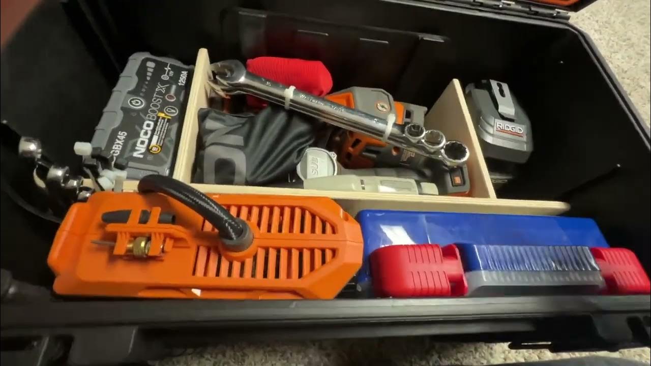 How to Organized your Tools In a Ridgid Tool box YouTube