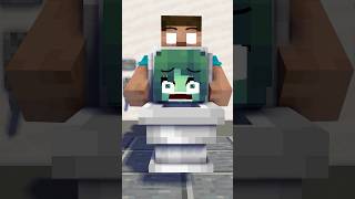 HELP Zombie turned into Skibidi Toilet VS Herobrine VS Alex - Minecraft Animation Monster School