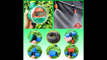 Hướng dẫn lắp đặt bộ tưới cây phun sương hẹn giờ dùng pin tự động ban công sân thượng chung cư phố