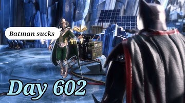 Day 602 of a random very hard battle until Injustice 3 drops