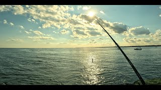 Distracted By Amazing Weather While Fishing for Tautog at NJ Jetty