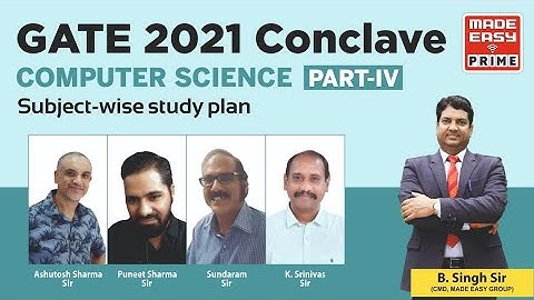 GATE 2021 CONCLAVE | Computer Science (Part 4) | General Aptitude | by MADE EASY Experts