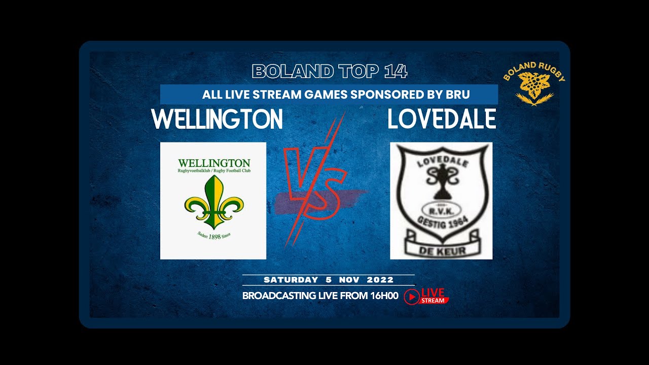 Boland Top 14 Wellington vs Lovedale