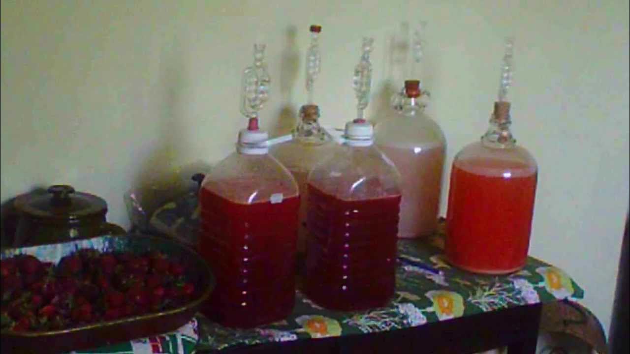 How to Make Strawberry Wine (Recipe Below) July 2013 YouTube