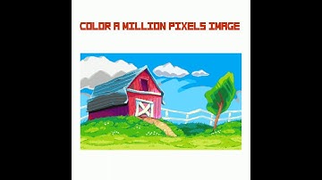 Color by Number for Landscape Pixel Art - 30s