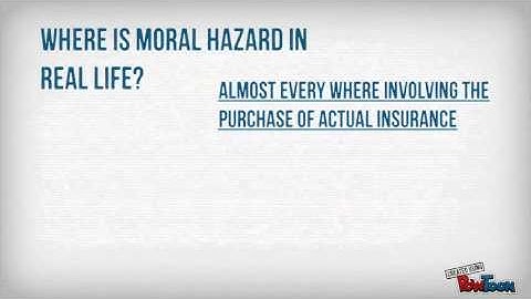 Asymmetric Information - Moral Hazard