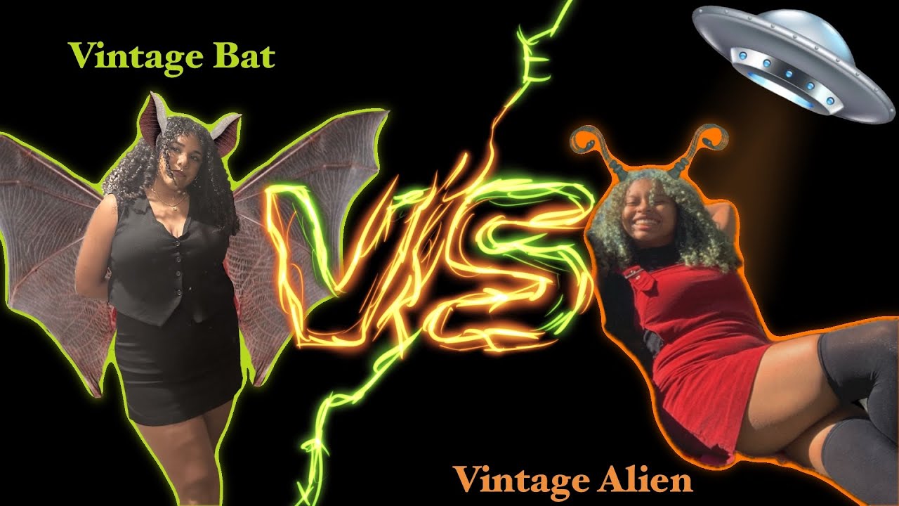 Halloween DIY Off: Vintage Bat vs. Vintage Alien - YouTube