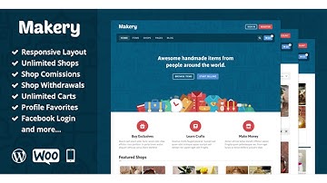 Makery - Marketplace WordPress Theme | Themeforest Website Templates and Themes