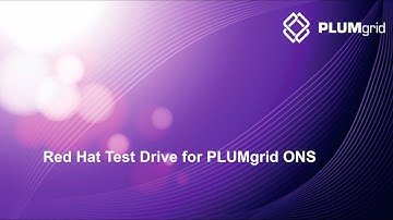 Red Hat Test Drive for PLUMgrid ONS