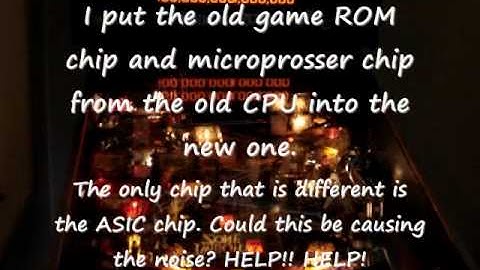 Twilight Zone Pinball Machine sound problem HELP!!!