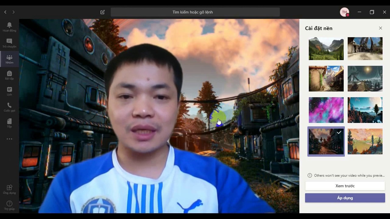 Hướng dẫn thay đổi ảnh nền lớp học trên Microsoft Teams - YouTube