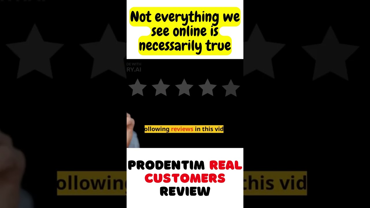 Prodentim Review – Real Customer Opinions #shorts