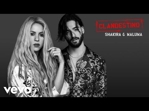 Shakira, Maluma - Clandestino (Audio Oficial)