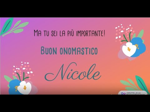 Buon Onomastico Nicole Santo Del Giorno 6 Dicembre San Nicola Di Bari Youtube