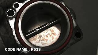 R53S Throttle body cleaning