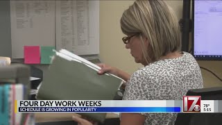 4 day work weeks growing in popularity