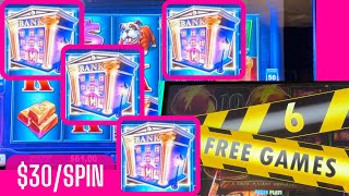 $1000 In Freeplay into Huff N More Puff & Jackpot On Piggy Bankin