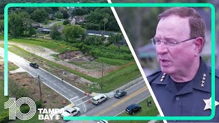 Lakeland, Florida sinkhole continues growing, sheriff urges public to stay away