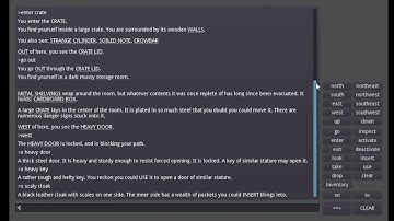 Station Adventure : Text Parser Game (WIP) Demo