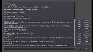Station Adventure : Text Parser Game (WIP) Demo