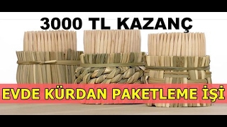 evde kurdan paketleme ile 3000 tl kazanmak youtube