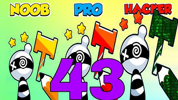 NOOB vs PRO vs HACKER in Draw Hero 3D ❤️ All Levels Gameplay, NEW Games iOS, Android