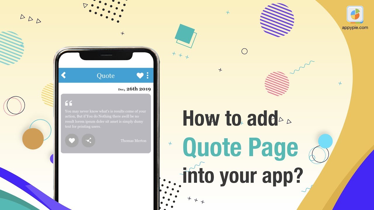 How To Add Quote Page Into Your App YouTube