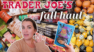 vlog: trader joes shopping + huge fall grocery haul 🍁🤎 2025