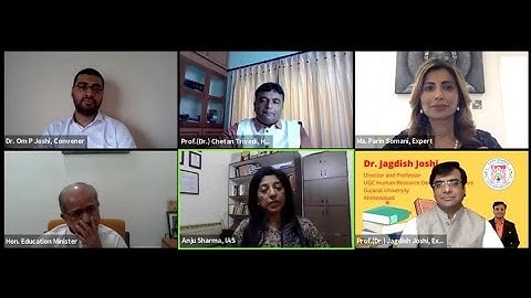 Prof Dr Jagdish Joshi on Human Resource Development  in Higher Education after  CoViD 19 at BKNMU