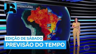Previsão do tempo: domingo (29) tem alerta para temporais no Norte e Nordeste e calor no Centro-Sul