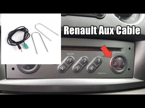 Câble Audio, accessoires audio de voiture auxiliaire auxiliaire pour  accessoires d'autoradio Bluetooth adaptés pour Renault