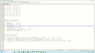 8.  Java Operators - Assignment, Comparison, & Logic operators (Part 2)