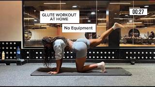 12Min Glute Workout - No Equipment Grow Your Booty At Home