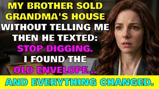 My Brother Sold Grandma's House Without Telling Me — He Didn't Know About the Old Envelope