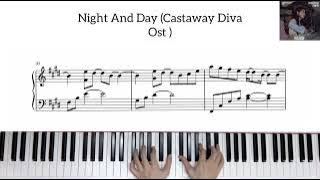 Park Eun Bin Night And Day Acoustic Version (Castaway Diva Ost 무인도의 디바) Piano