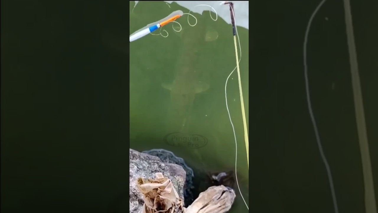 this fish came to me 😱 #fishing #fishingvideo #fish