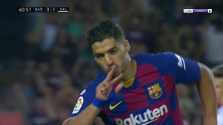 "Super Sub" Suarez with two identical goals vs Valencia  | LaLiga 19/20 Moments screenshot 1
