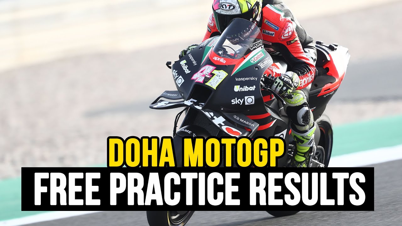 2021 Doha MotoGP - Losail Circuit - Full Free Practice Results