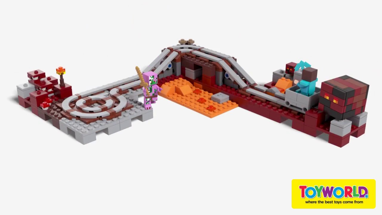 Toyworld AU LEGO Minecraft The Nether Railway 21130
