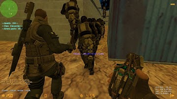 ZOMBIE ESCAPE ROUND, CS 16, NON STEAM, GAMEPLAY