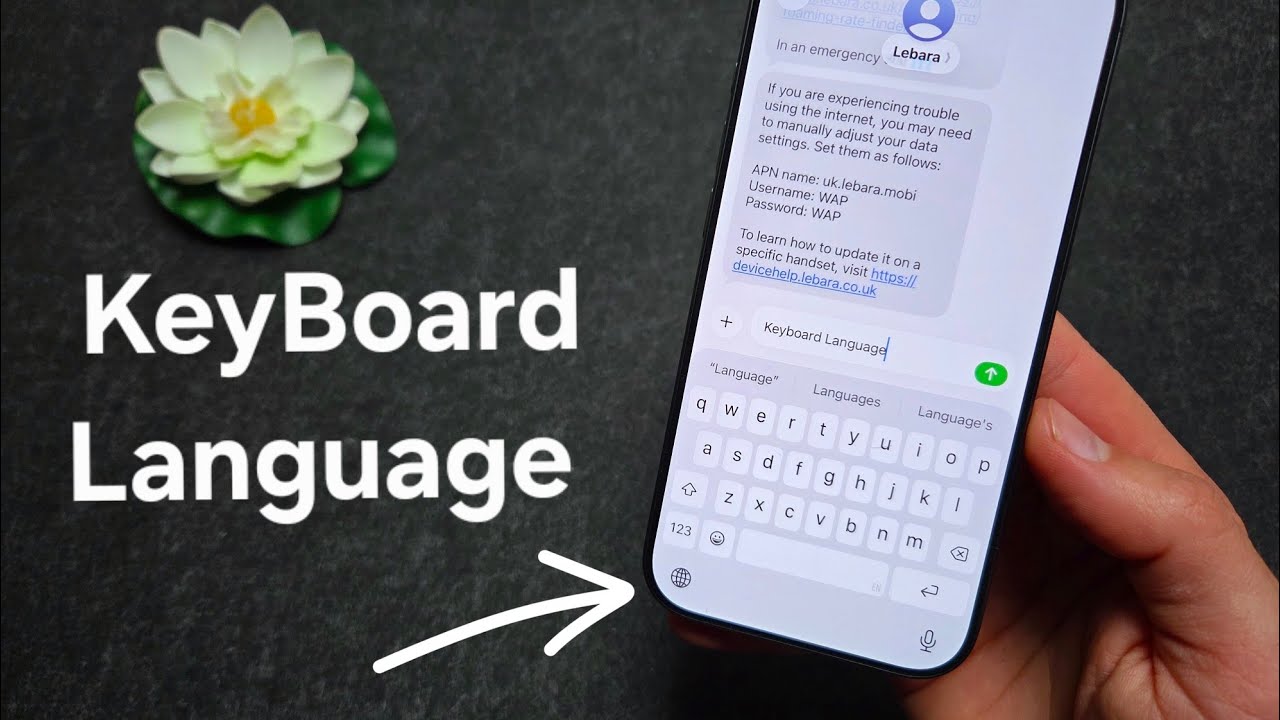iPhone AIR — как изменить язык клавиатуры