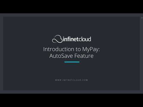 MyPay in a Minute: Autosave